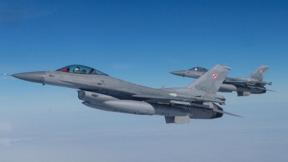 Det er uvist, hvad planerne om F-16-fly præcist indebærer. (Arkivfoto). <i>Lukasz Glowala/Reuters</i>
