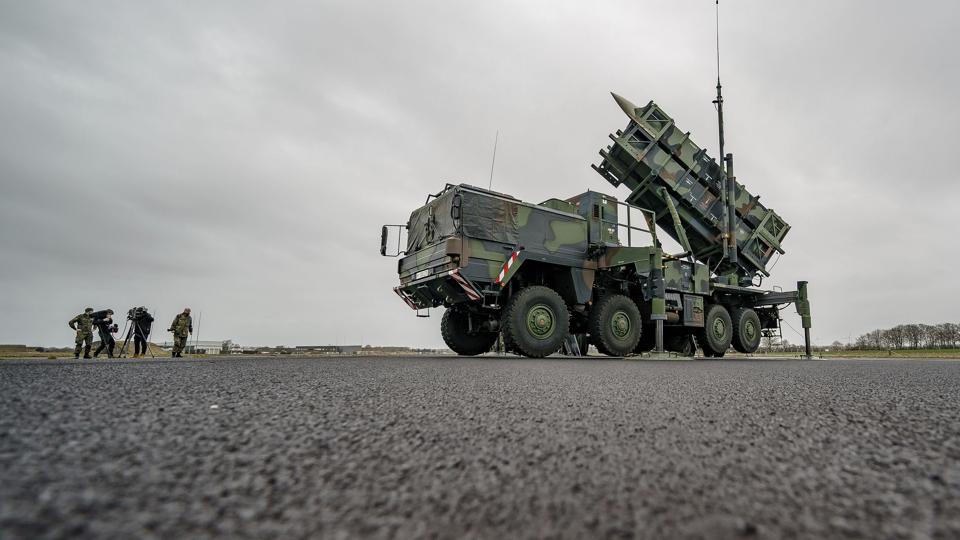 Patriot-missilsystemet er det mest avancerede af en række luftforsvarssystemer, som Vesten har leveret til Ukraine. (Arkivfoto). <i>Axel Heimken/Ritzau Scanpix</i>