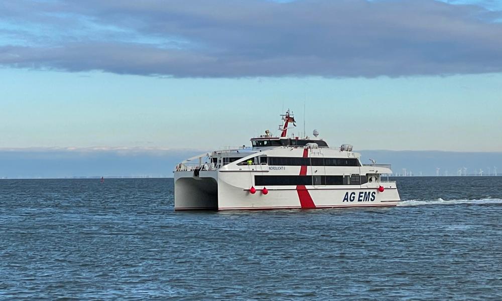 AG EMS bedriver färjetrafik mellan bland annat Emden och Borkum i Tyskland. AG EMS bedriver färjetrafik mellan bland annat Emden och Borkum i Tyskland.