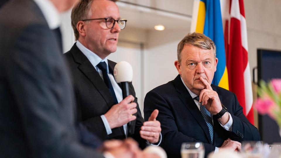 Erhvervsminister Morten Bødskov (S) har sammen med udenrigsminister Lars Løkke Rasmussen (M) præsenteret "Ukraine Investeringsforum" fredag. (Arkivfoto). <i>Emil Nicolai Helms/Ritzau Scanpix</i>