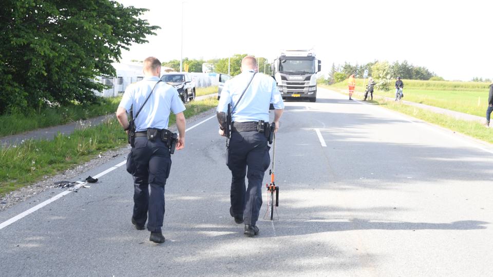 Færdselsuheld Hjørringvej ved Brønderslev