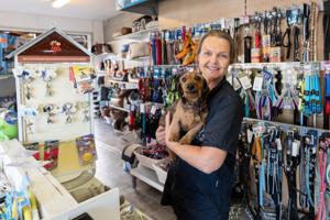 Glade hunde forkæles i Anne-Jettes salon