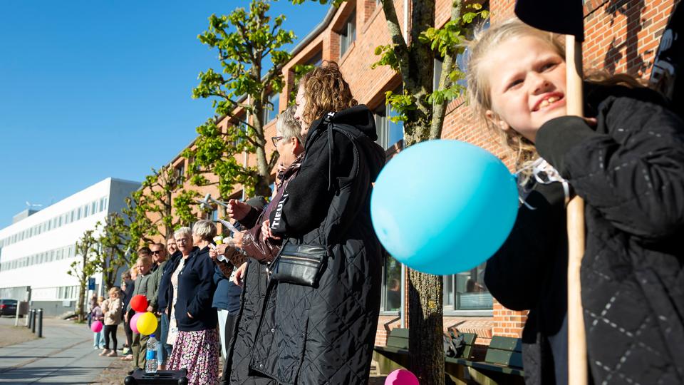 Forældre og børn sang for Hanstholm Skole