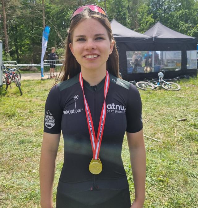 U15P rytter Lærke Dissing Andersen fra Brønderslev vandt DM guld med et stort forspring ned til hendes konkurrenter og kan nu kalde sig Danmarksmester.