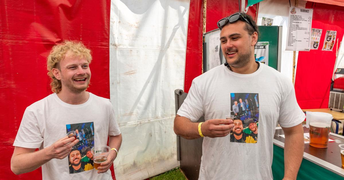 Hjallerup Marked: Mikkel og Tobias er klar til hygge og fest med ...