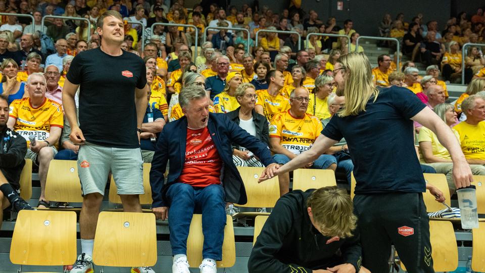Der var jubel over at Aalborg Håndbold sikrede sig en tredje DM finale