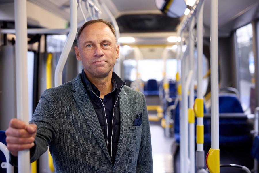Geert Schaap, chef för teknik och innovation på Svealandstrafiken. Geert Schaap, chef för teknik och innovation på Svealandstrafiken.