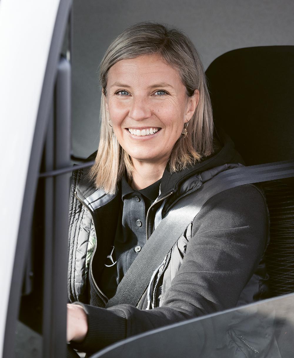 Karin Rådström, CEO for Daimler Truck. Karin Rådström, CEO for Daimler Truck.