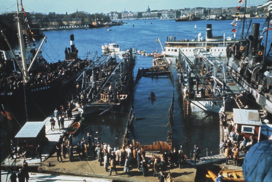 Den 24 april 1961 fick Vasa näsan över vattenytan för första gången sedan den 10 augusti 1628.