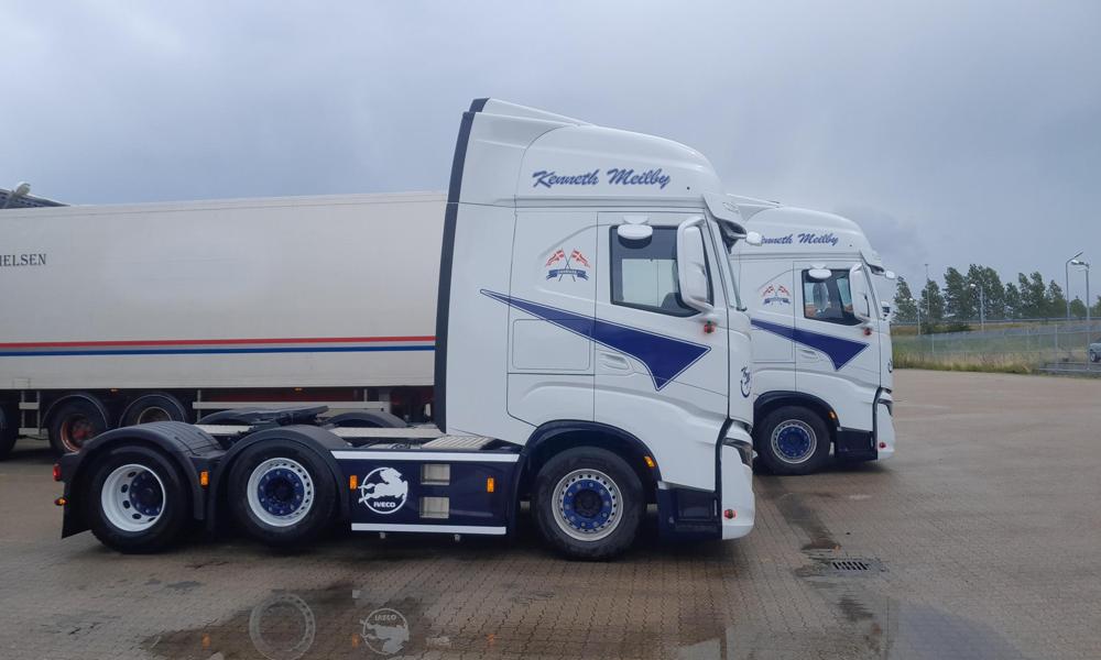 2 stk. Iveco S-Way 6x2/4 til Kenneth Meilby Transport i Klarup. 2 stk. Iveco S-Way 6x2/4 til Kenneth Meilby Transport i Klarup.