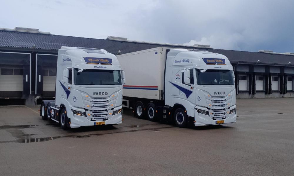 2 stk. Iveco S-Way 6x2/4 til Kenneth Meilby Transport i Klarup. 2 stk. Iveco S-Way 6x2/4 til Kenneth Meilby Transport i Klarup.
