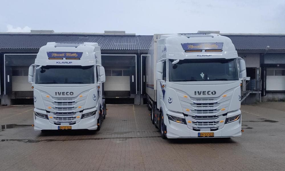 2 stk. Iveco S-Way 6x2/4 til Kenneth Meilby Transport i Klarup. 2 stk. Iveco S-Way 6x2/4 til Kenneth Meilby Transport i Klarup.