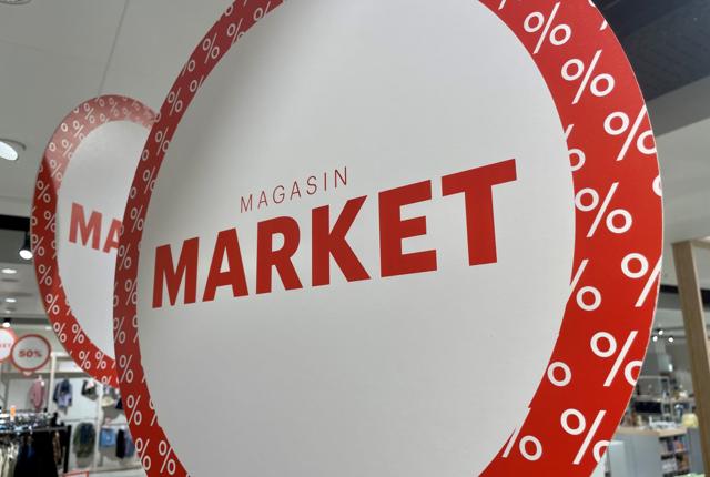 Magasin Market er lige åbnet på 2. sal.