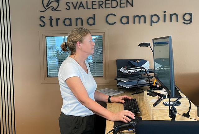 Linette Nørgaard fra Svalereden Camping ser frem til en god august måned med mange gæster.