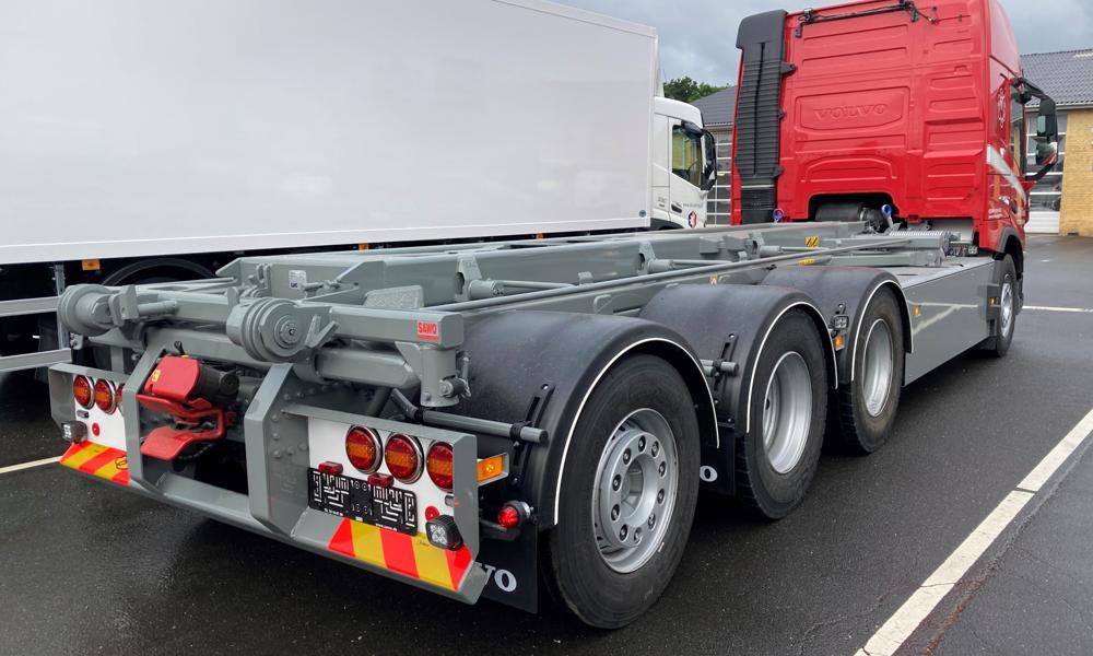 Volvo FM 500 8x4 tridem med Sawo-hejs til Ole Olesen Totaltransport i Vinderup Volvo FM 500 8x4 tridem med Sawo-hejs til Ole Olesen Totaltransport i Vinderup