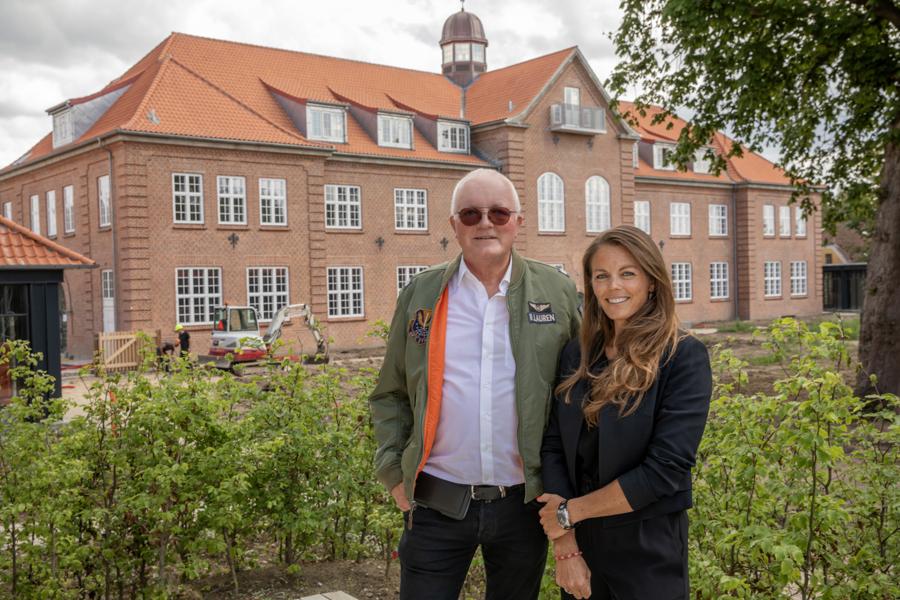 Anders Bruun, bestyrelsesformand, 3. generation i K W. Bruun & Co A/S og datteren Maria Bruun-Lander, som er næstformand i bestyrelsen.