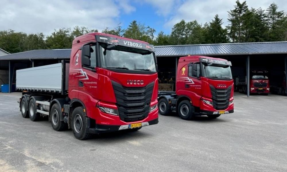 To stk. Iveco X-Way til Viborg Vognmandsforretning. To stk. Iveco X-Way til Viborg Vognmandsforretning.