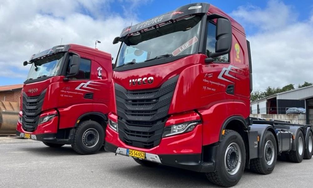 To stk. Iveco X-Way til Viborg Vognmandsforretning. To stk. Iveco X-Way til Viborg Vognmandsforretning.