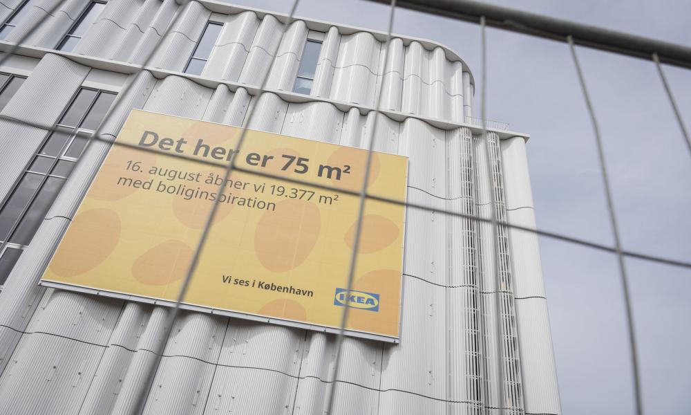 Ikea slår dørene op til sin nye forretning i København onsdag formiddag. Ikea slår dørene op til sin nye forretning i København onsdag formiddag.
