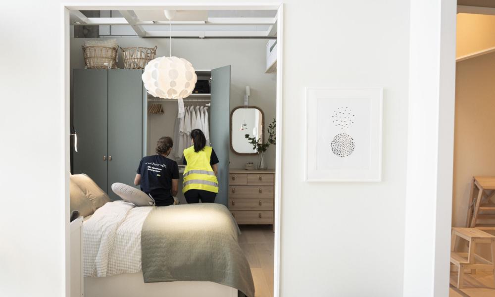 Der er blevet fokuseret på de sidste detaljer i Ikeas nye varehus i København inden åbning. Der er blevet fokuseret på de sidste detaljer i Ikeas nye varehus i København inden åbning.