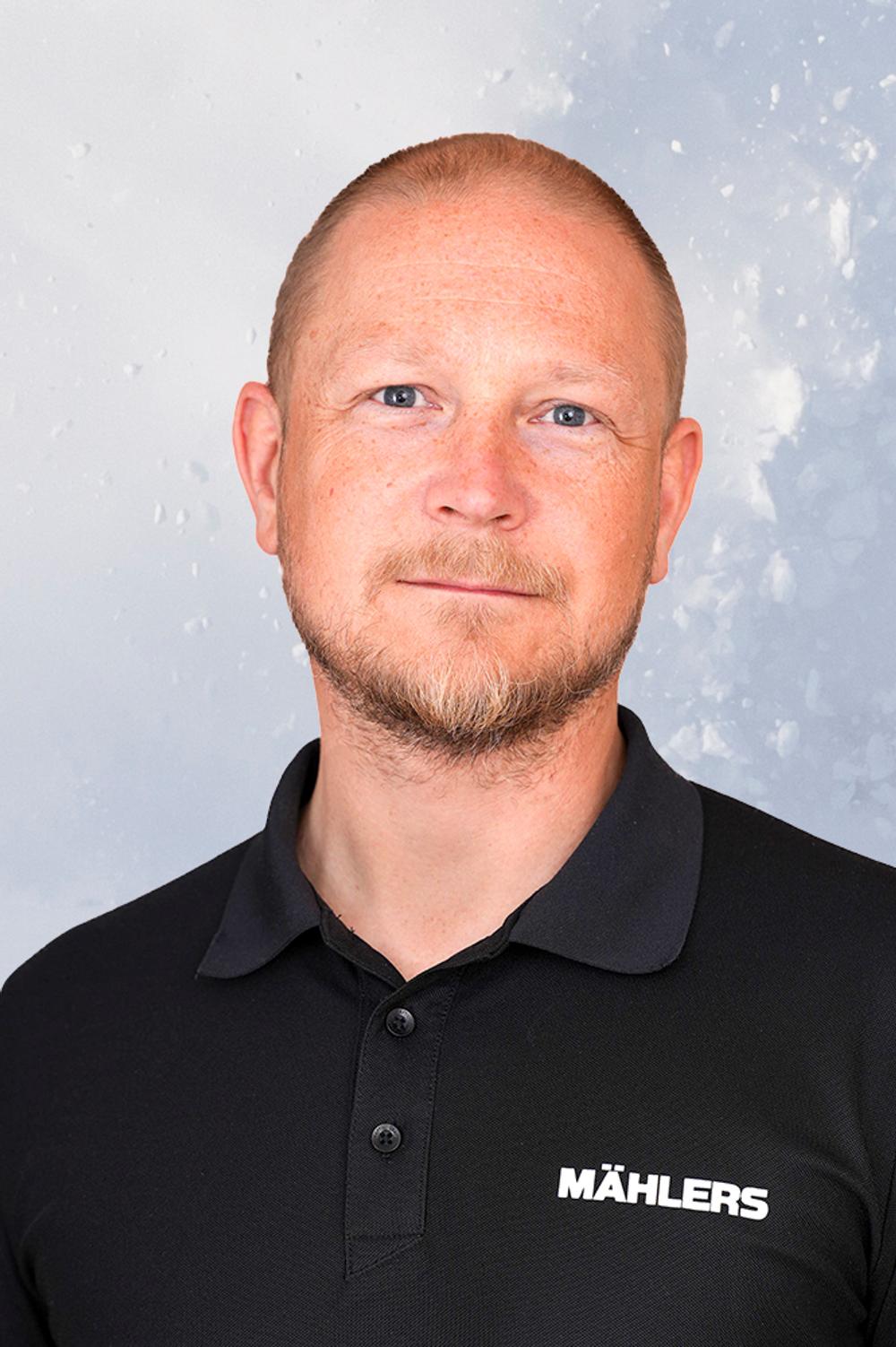 Pontus Jonasson, vd på Mählers. Pontus Jonasson, vd på Mählers.