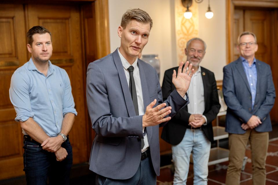 Borgmester Lasse Frimand Jensen (S) debuterer som forhandlingsleder i et år med historisk store besparelser i vente. <i>Foto: Lars Pauli</i>