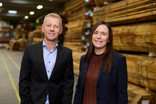 Mads Stenstrop, administrerende direktør hos Keflico, og Camilla Hyldgaard Thomsen, kommerciel direktør hos Keflico. 