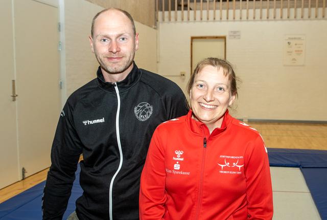 René Aagaard Hellegaard og Karin Nørmølle er klar til endnu en sæson, hvor Thorup-Klim Ungdoms- og Gymnastikforening og Fjerritslev Gymnastikforening samarbejder om springgymnastik i Team 9690.