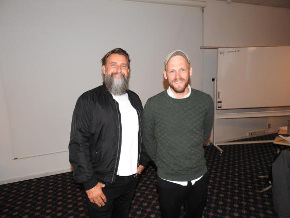 Her er det Producent Jesper Jørgensen og Instruktør Christian Andersen, som har lavet Hirtshals Filmen Synkefri.