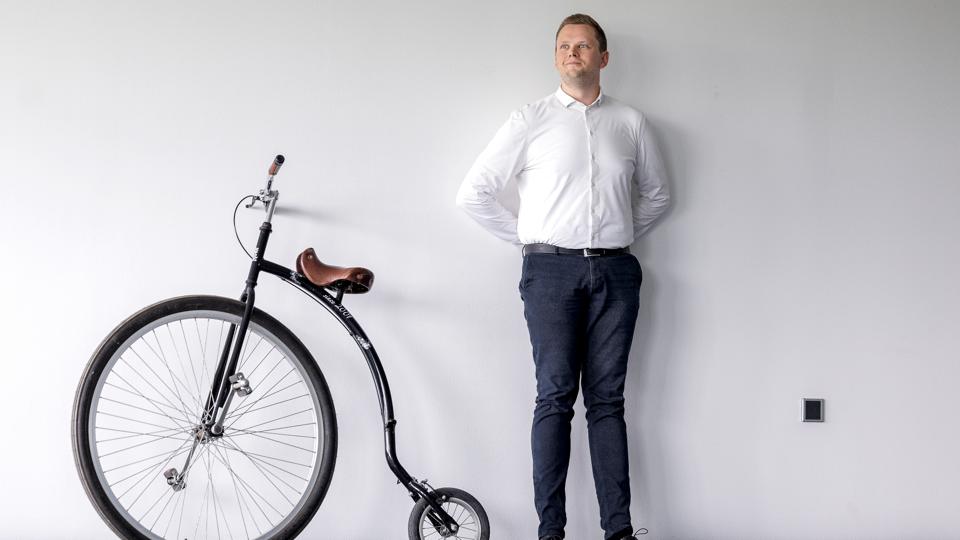 Andreas Bang blev ny mand i spidsen for Cykelgear i 2022. Siden da har virksomheden forsøgt at ekspandere til udlandet, men det er ikke nogen nem opgave på grund af de konkurrenter, de er oppe imod.  Terndrup 7 september 2023         <i>Foto: Lars Pauli</i>