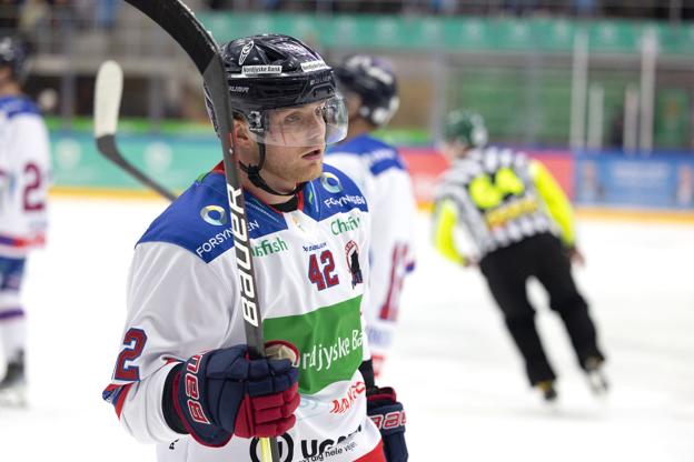 Gorm Topholt er blandt de mere rutinerede spillere på Frederikshavn White Hawks' hold. <i>Foto: Bente Poder</i>