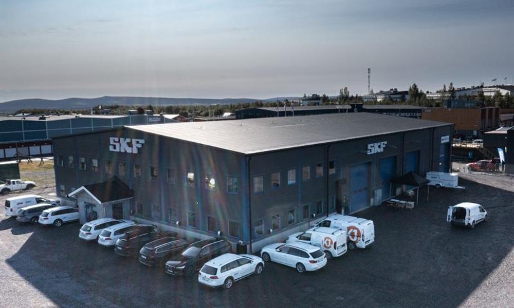 SKF:s nya anläggning i Kiruna servar industrin.