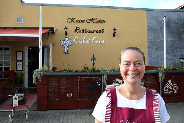 Charlotte Bentsen har fejret 20 årsjubilæum med Café Feen i Frederikshavn.