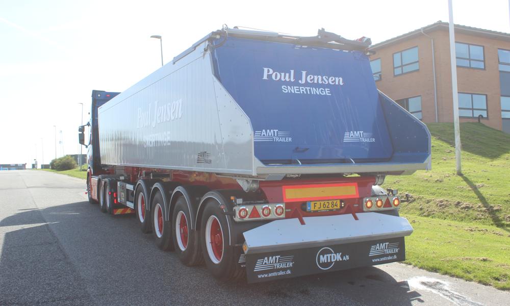 AMT TGL400 Eco-tiptrailer til Poul Jensen Snertinge. AMT TGL400 Eco-tiptrailer til Poul Jensen Snertinge.