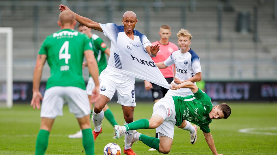 Vendsyssel FF delte søndag eftermiddag point med Næstved i Nordicbet Ligaen.  <i>Foto: Torben Hansen</i>