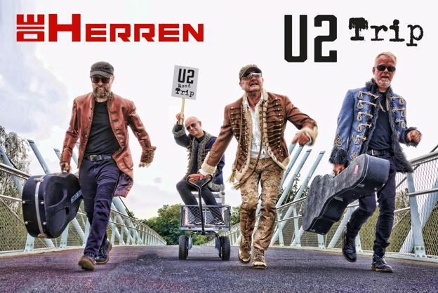 Die Herren U2 Trip gæster KEC Jammerbugt lørdag d. 11. november 2023. <i>Foto: Die Herren U2 Trip.</i>