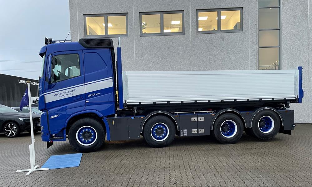 Volvo FH500 8x4 til Morten Fuhlendorf ApS i Randers. Volvo FH500 8x4 til Morten Fuhlendorf ApS i Randers.