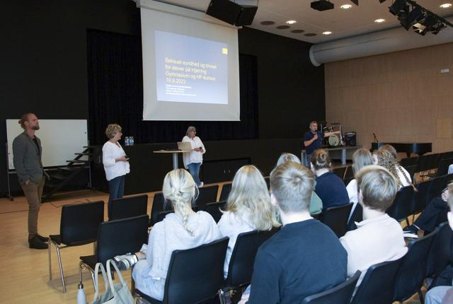 Eleverne på Hjørring Gymnasium har haft sund sex på skoleskemaet.