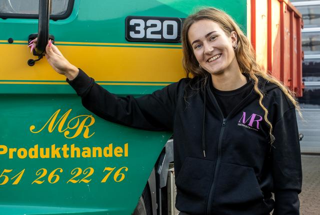 20-årige Maria Rendbæk Gregersen har startet produkthandel i Brovst.