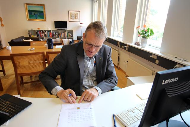Borgmester Mikael Klitgaard er tilfreds med budget 2024, som et enigt byråd står bag.