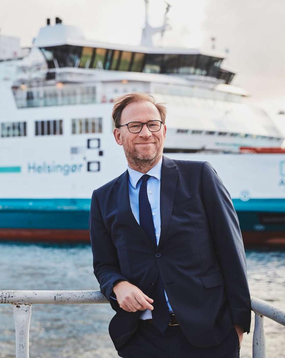 Kristian Djurrhus, administrerende direktør i Øresundslinjen Kristian Djurrhus, administrerende direktør i Øresundslinjen