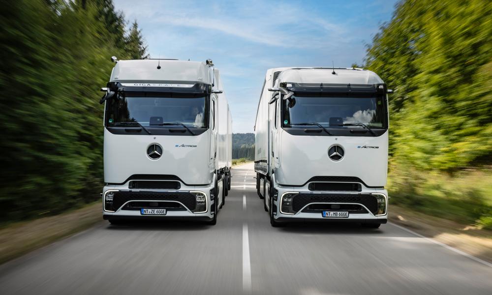 eActros 600 er Mercedes' nøgle til at slå hul på det tunge segment med el-lastbiler. eActros 600 er Mercedes' nøgle til at slå hul på det tunge segment med el-lastbiler.