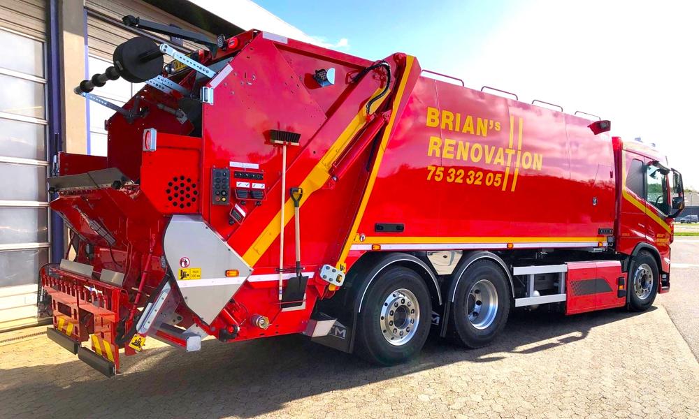 Volvo FM Electric til Brians Renovation. Volvo FM Electric til Brians Renovation.