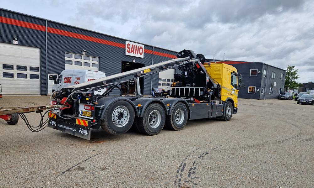 Volvo FMX 460 8x4 tridem til Stürup i Esbjerg. Volvo FMX 460 8x4 tridem til Stürup i Esbjerg.