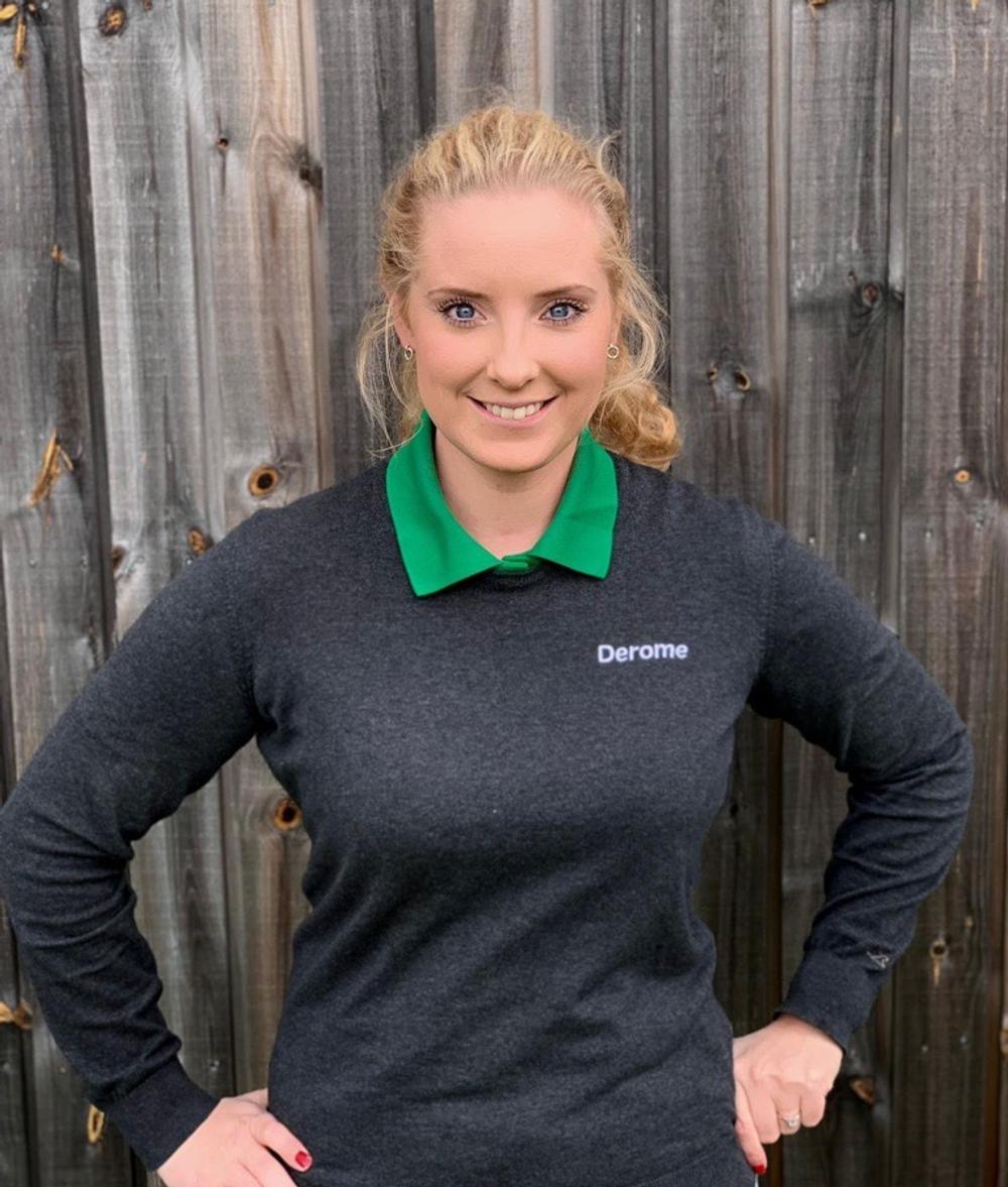 Elina Aggerstam är hållbarhetschef på Derome. Elina Aggerstam är hållbarhetschef på Derome.
