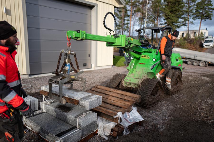 Möjligheten att använda flera redskap är av stor vikt för Robert Willén. Möjligheten att använda flera redskap är av stor vikt för Robert Willén.