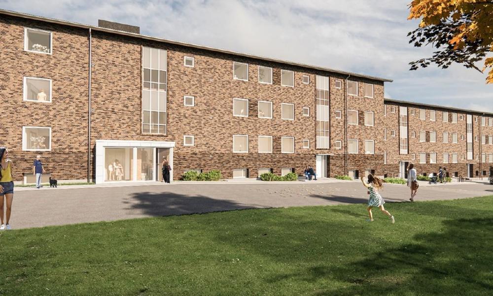 Sådan skal Skansegården i Vorup efter planen se ud. Sådan skal Skansegården i Vorup efter planen se ud.
