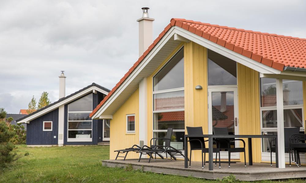 Det er denne hustype fra EBK Huse, der skal opføres 35 styk af i en feriepark Bad Bevensen i Nordtyskland.