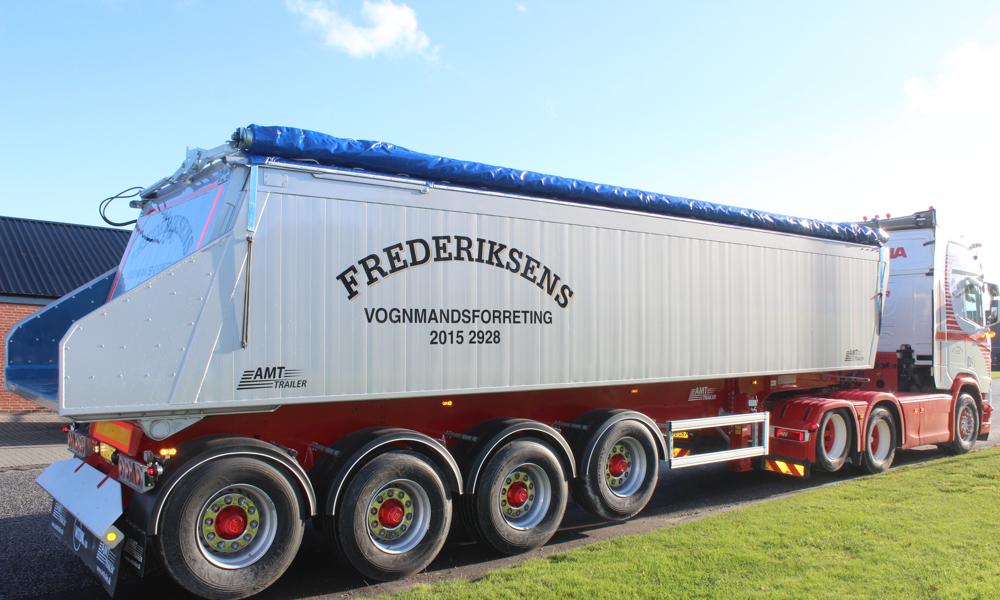 AMT TGL400 Eco-tiptrailer til Rødding Vognmandsforretning. AMT TGL400 Eco-tiptrailer til Rødding Vognmandsforretning.