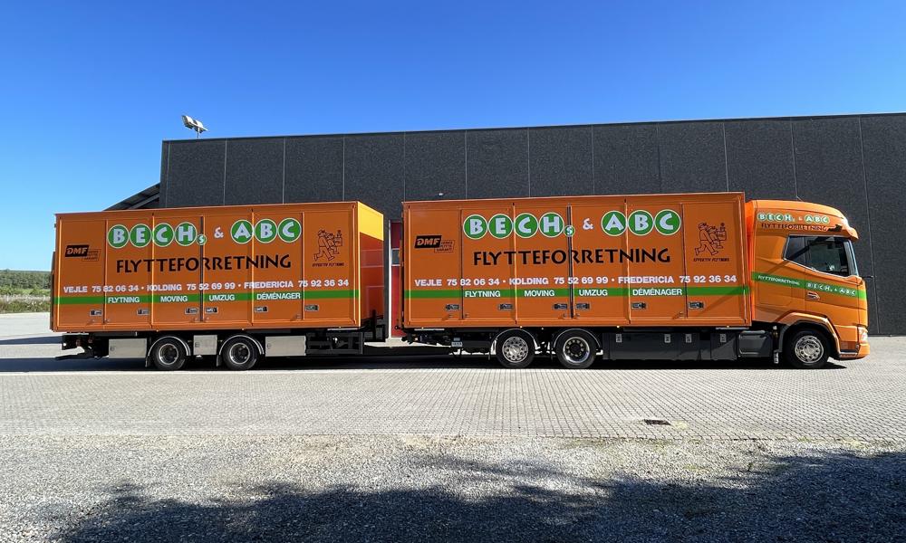 DAF XG+ 530 FAN til BECHs og ABC Flytteforretning. DAF XG+ 530 FAN til BECHs og ABC Flytteforretning.